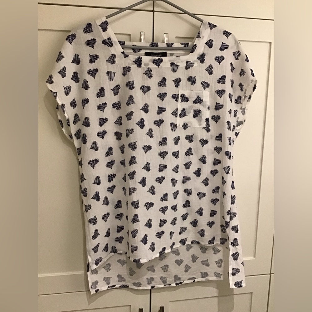 ALISON SHERI 100% fine cotton shirt.